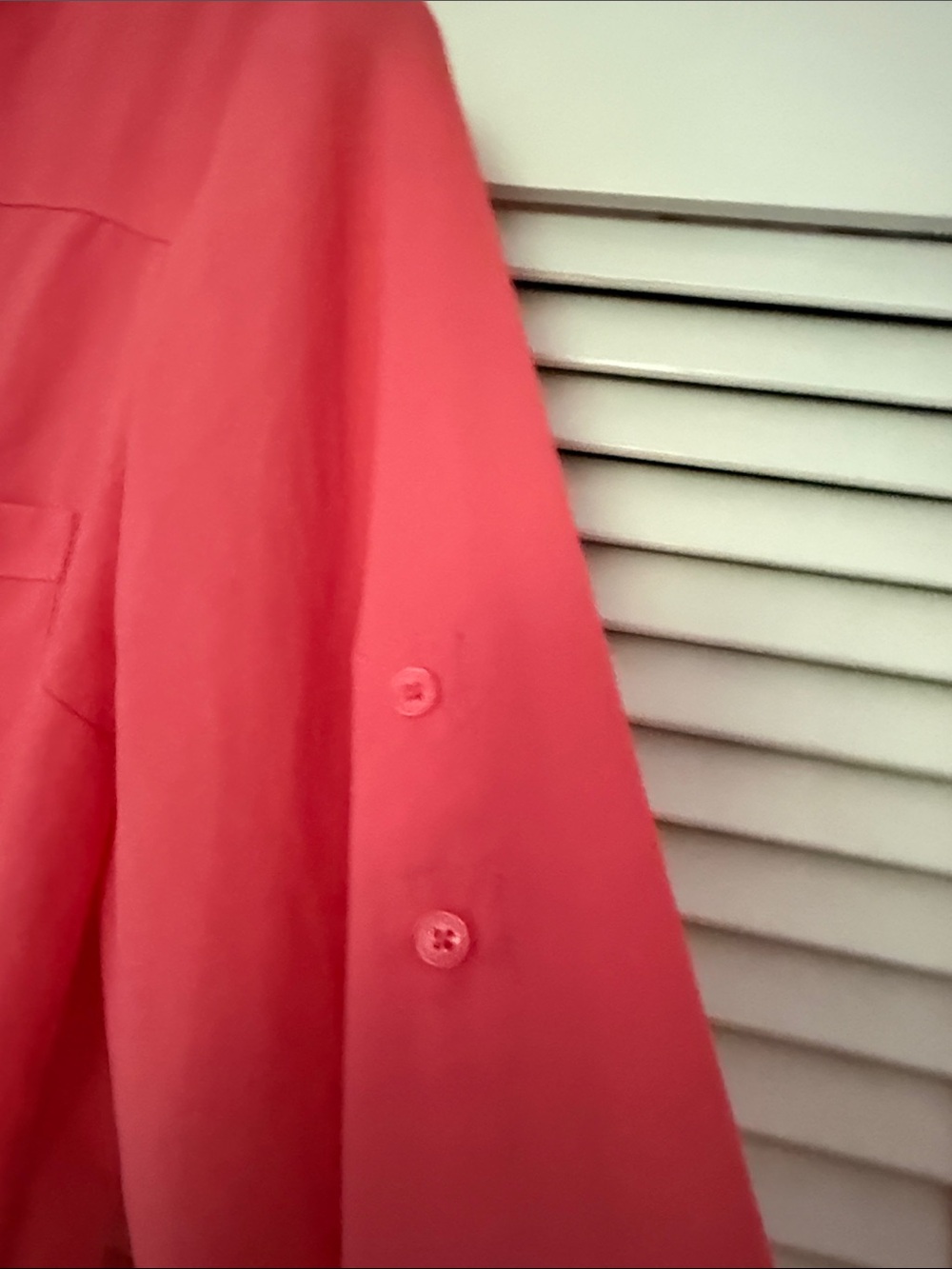 Express Women’s Portofino Coral-Pink Button Down Shirt - Picture 5 of 8